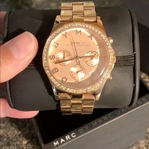 Marc Jacobs rose gold watch